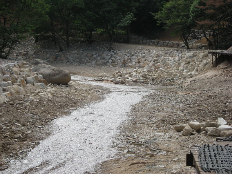 Photo 5 - Osaek Creek Construction Work 2007_06_23 - Seoraksan National Park - Korea - IMG_0346